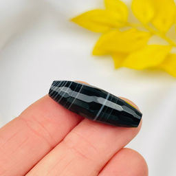 Бусины для украшений из полосатого Агата (1 шт)