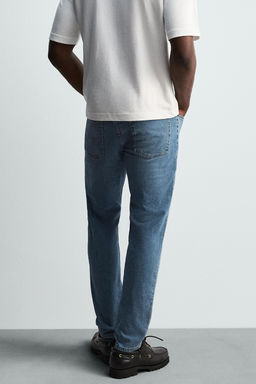 JEANS SLIM FIT / Azul medio - Zara фото 3