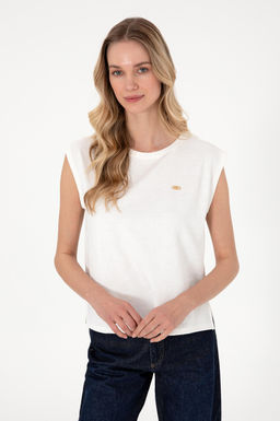 Kad_n Ekru Ti__rt Sepette S_rpriz _ndirim