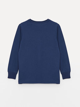 Bisiklet Yaka Y?lba?? Temal? Uzun Kollu Erkek ?ocuk Pijama Tak?m? - Waikiki фото 3