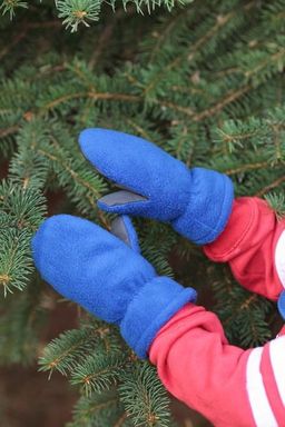 Варежки флисовые ОСЕНЬ/ВЕСНА