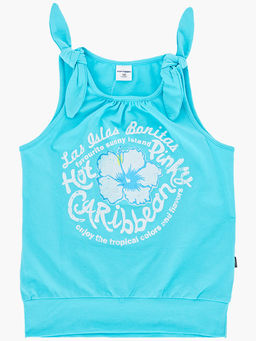 Футболка-топ UD 0359 голубой/белый кант - Mini maxi фото 10