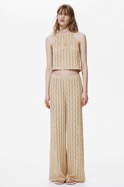 Top halter efecto crochet - H&m фото 5