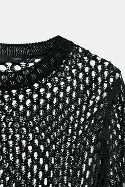 JERSEY PUNTO CALADO / Negro - Zara фото 4