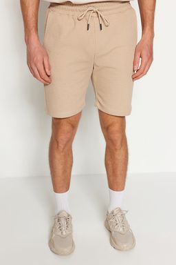 Lacivert-Bej Regular Kordonlu 2 Li Paket Sort & Bermuda TMNSS23SR00076