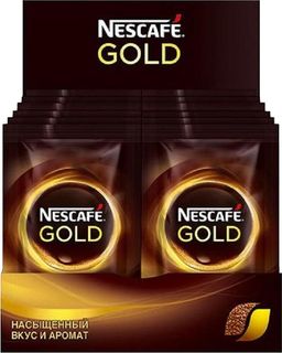 Nescafe. Gold 60 гр. карт.упаковка, 30 пак.
