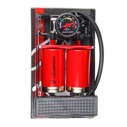 Насос ножной с манометром COMIRON FUJIN 2, стальной корпус, два поршня 55*110мм., вес 1,2 кг. /уп 10/ - Галеонтрейд фото 2