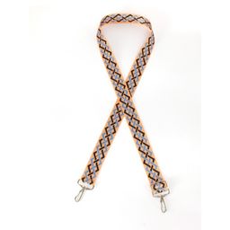 Плечевой ремень (стропа) ADEL-239/регулируемый, макс длина 150см, икат синий/черный/беж 251108 - Adelia фото 2