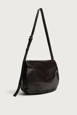 BOLSO HOMBRO PIEL / Marr?n - Zara фото 4