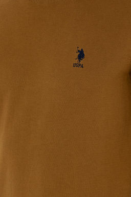 Мужской базовый свитер светло-хаки Неожиданная скидка в корзине - U.s. polo assn фото 7