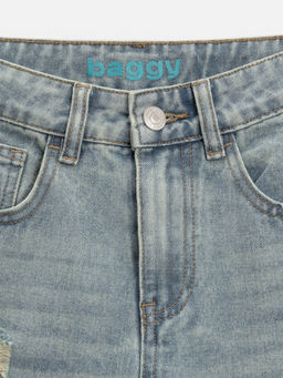 ACOOLA / Брюки джинсовые детские для мальчиков Nando синий  фото 5