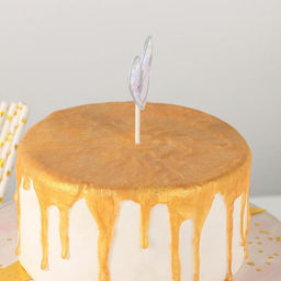 Топпер для торта «Конфетти. Сердечко», 12×5 см