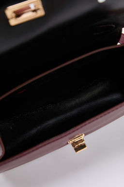 Bordo Gold Toka Detayl? Kad?n Mini City Canta TAKAW26OC00030 - Trendyolmilla фото 5
