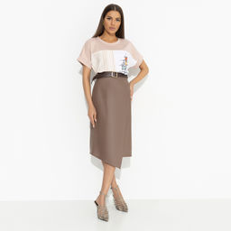 Туника со спущенным плечом, Минимализм с характером - Charutti фото 6