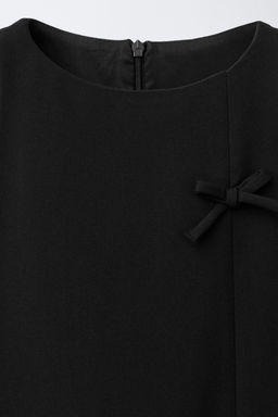 PINAFORE DRESS WITH BOWS - Zara фото 3