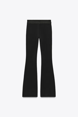 CONTOURING STRETCH FLARE TROUSERS