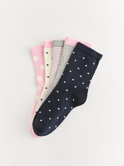 Puantiyeli K?z ?ocuk Soket ?orap 5li - Waikiki фото 2