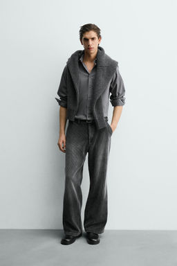 RELAXED FIT CORDUROY TROUSERS