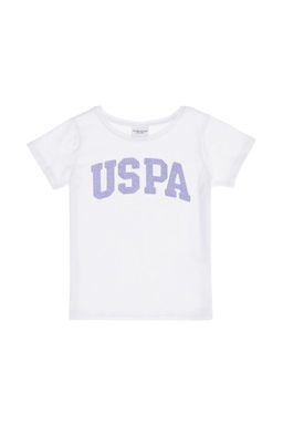 Белая базовая футболка для девочек