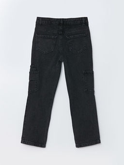 Pamuklu K?z ?ocuk Kargo Jean Pantolon - Waikiki фото 2