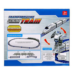 Железная дорога «Робот», работает от батареек, свет и звук