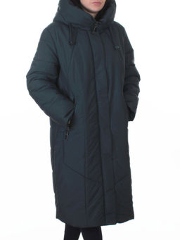 A615 AQUAMARINE Пальто зимнее женское (верблюжья шерсть, 120 гр. холлофайбер)