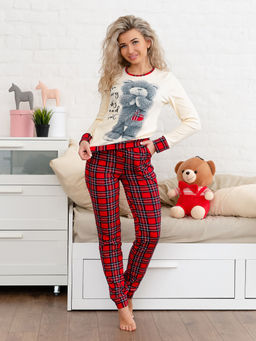 Костюм женский, модель 156, трикотаж (Медвежонок)