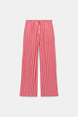 PANTAL?N ANCHO RAYAS / Multicolor - Zara фото 8