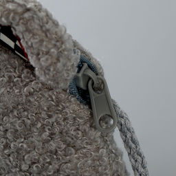 Сумка детская плюшевая «Мишка», серая