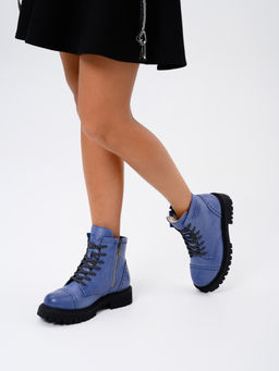 Ботинки EDART 319.taskana bl. Вакса джинс/байка - Ed'art фото 4