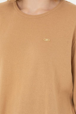 Женский базовый свитер песочного цвета - U.s. polo assn фото 14