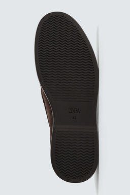 CASUAL LEATHER LOAFERS - Zara фото 14