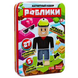 Магнитный набор Роблики, в жестяной коробке - Happy valley фото 11
