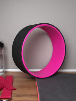 Колесо для йоги и пилатеса 32Х12 / YW32-BP / черный-розовый / уп10 - Галеонтрейд фото 10