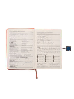 Ежедневник недатированный А5, с хлястиком, 96 листов, в линейку, пвх, оранжевый - Simaland фото 8