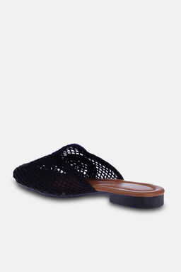 Trendyol Shoes Siyah Orgu Detayl? Kad?n Mule Terlik TAKSS24TE00000 - Trendyolmilla фото 9