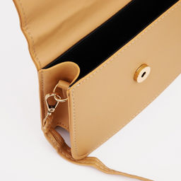 Сумка детская на молнии, длинный ремень, цвет бежевый - Simaland фото 3