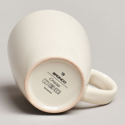 Цена за 4 шт. КРУЖКА BRONCO CROCUS 350 МЛ БЕЖ  фото 2