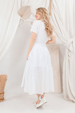 Платье AMORI 9674 молоко  фото 3