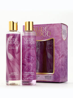 Подарочный набор NUDE MOOD, гель для душа и шампунь для волос, 2?250 мл, аромат ириса и сирени, URAL LAB фото 2