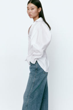 Camisa entallada en algod?n - H&m фото 5