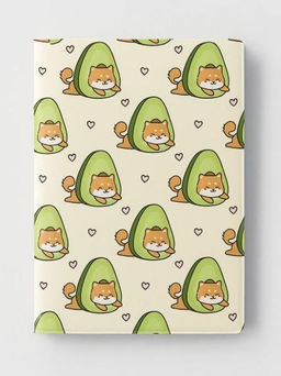 Обложка для паспорта Аниме Many shiba inu avocado, плотность 600 мкм