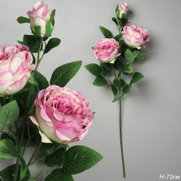 Цветок искусственный Роза пионовидная 72 см / RW-304 /уп 144/