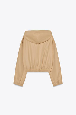 HOODED JACKET WITH SIDE STRIPES - Zara фото 6