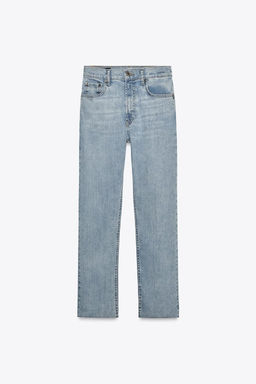 ZW COLLECTION HIGH-WAIST BOOTCUT CROPPED JEANS - Zara фото 42