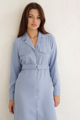 Платье-рубашка с английским воротником - Martichelli фото 259