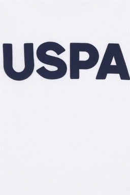 U. S. Polo Assn / Белая базовая футболка с круглым вырезом для мальчиков - U.s. polo assn фото 4