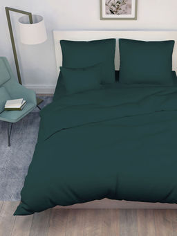 Постельное белье поплин гладкокрашенный - Океанический Семейный (нав.70х70)