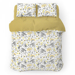 Постельное белье, комплект Евро Макси "Здоровый сон", 4 предмета: пододеяльник на пуговицах 215х240см, простыня 220х240см, 2 наволочки 70х70см, поплин 115г/м2, хлопок 100%, упаковка "классическая" ПВХ 34,5х41см, "Домашняя мода" (Россия)