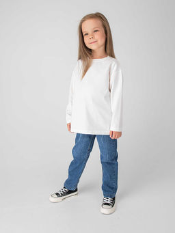 Джинсы прямые Синие - Bungly фото 7